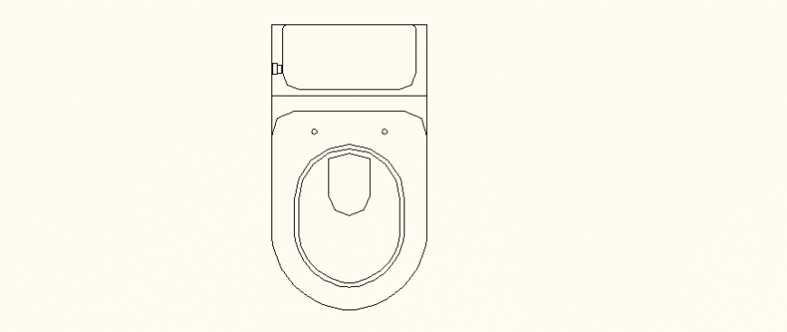 English toilet detail plan and elevation layout file