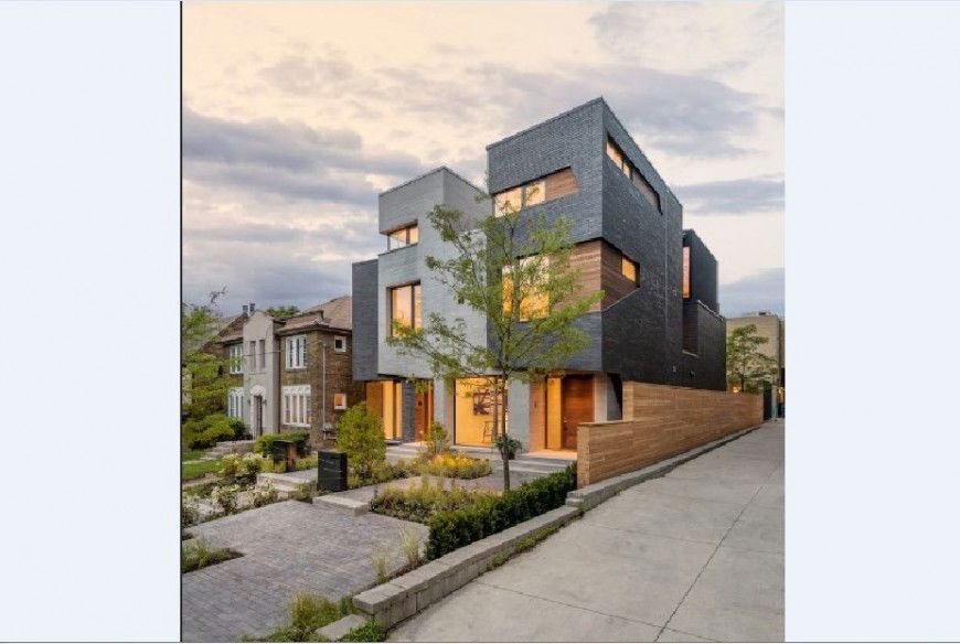 Evening view of luxuries bungalow 3d model jpg file