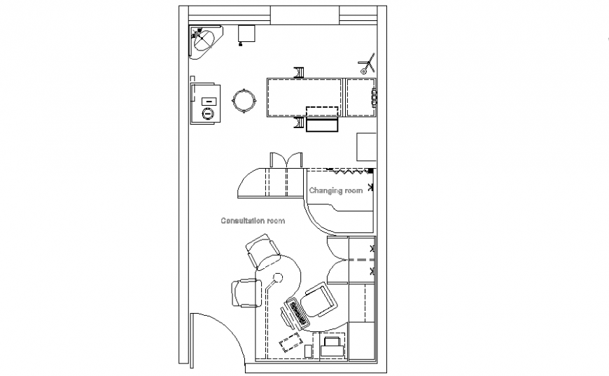 Examination room dwg file