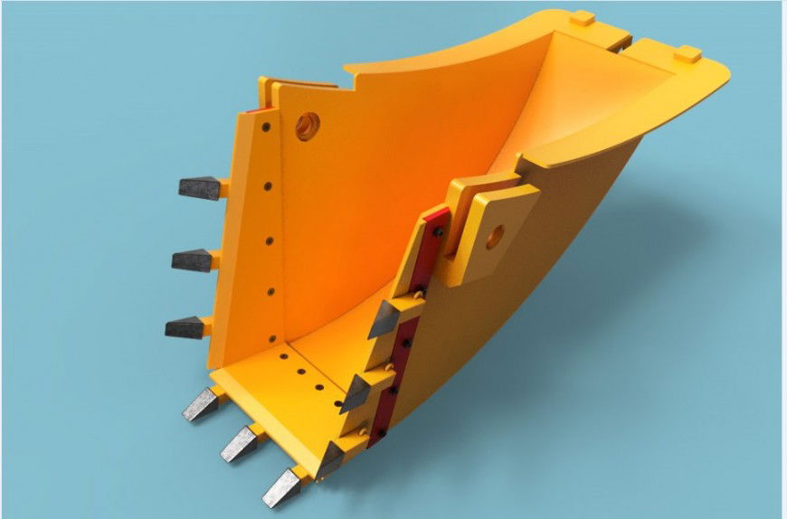 Excavator bucket request cad drawing details jpg file