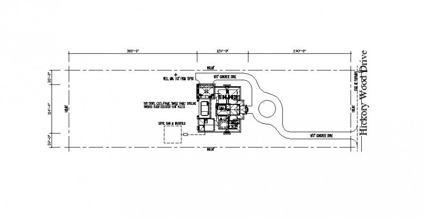 Existing house site layout plan auto-cad 2d drawing details dwg file