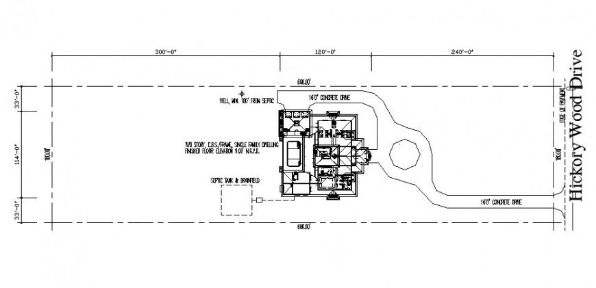 Existing house site layout plan auto-cad drawing details dwg file
