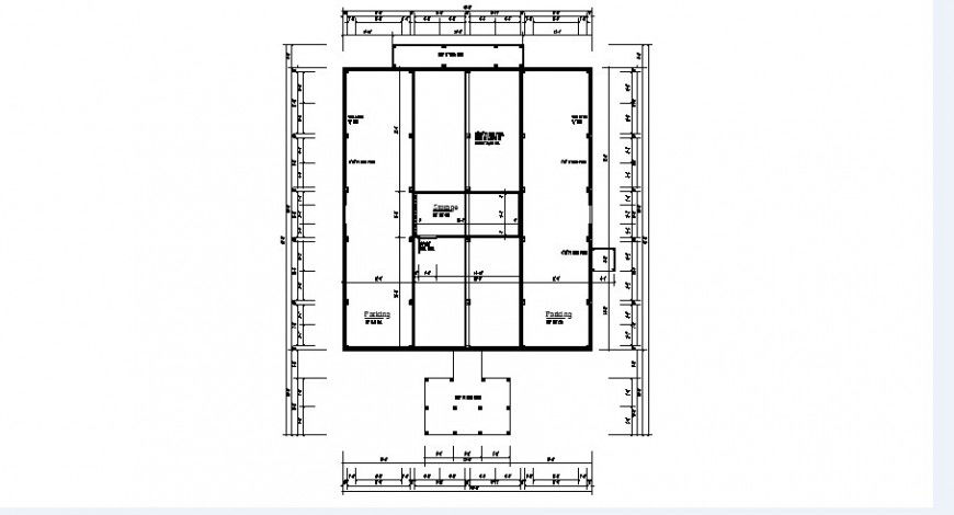 Existing residence house site plan and structure details dwg file