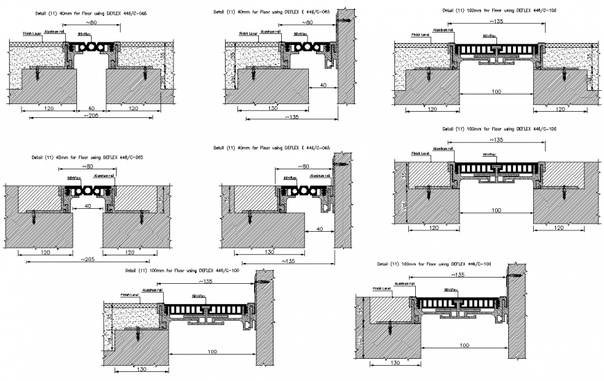Expansion joint detail dwg file