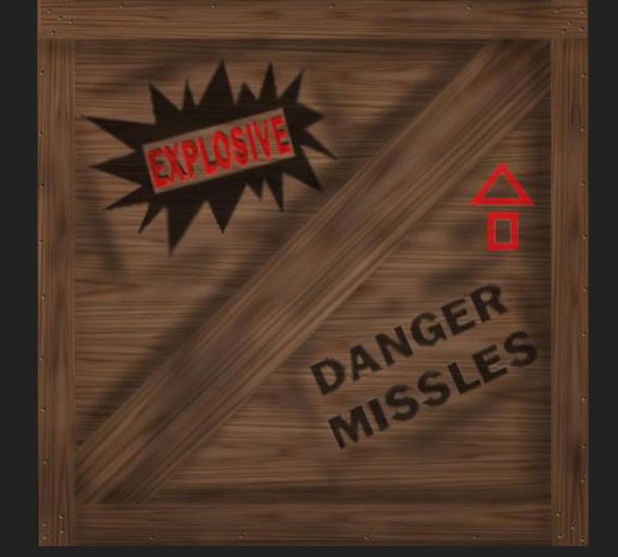 Explosive wooden box detail texture layout JPEG file