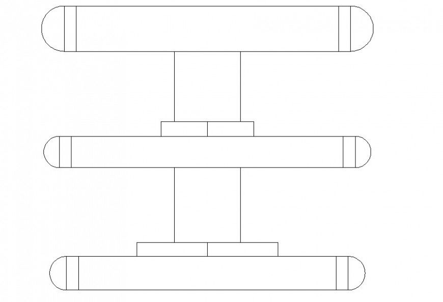 Extension machine detail 2d view gym equipment CAD block layout autocad file