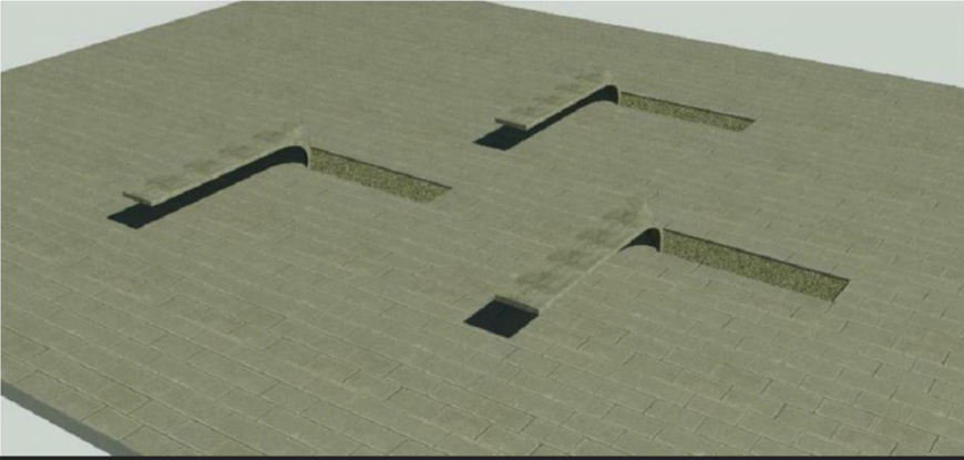 Exterior flooring and design 3d model in .rfa file.