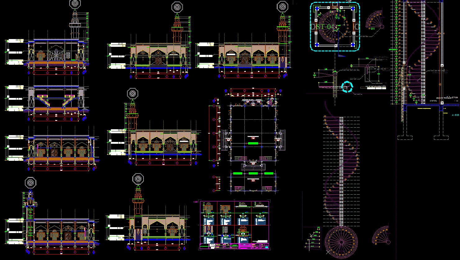 Modern Hospital CAD File with Full Architectural Drawing Set