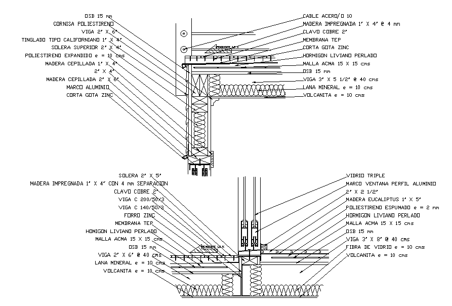 Terrace Construction Detail
