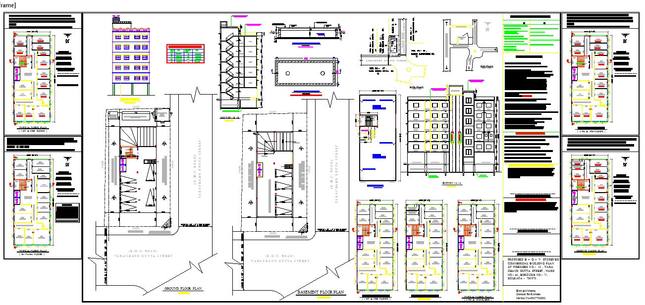 Residential Apartment Detail plan