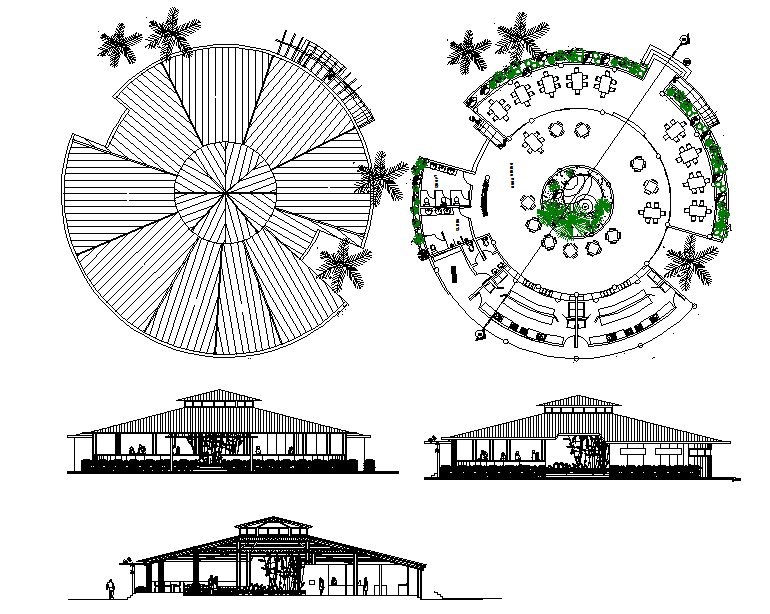 Beach Side Restaurant plan