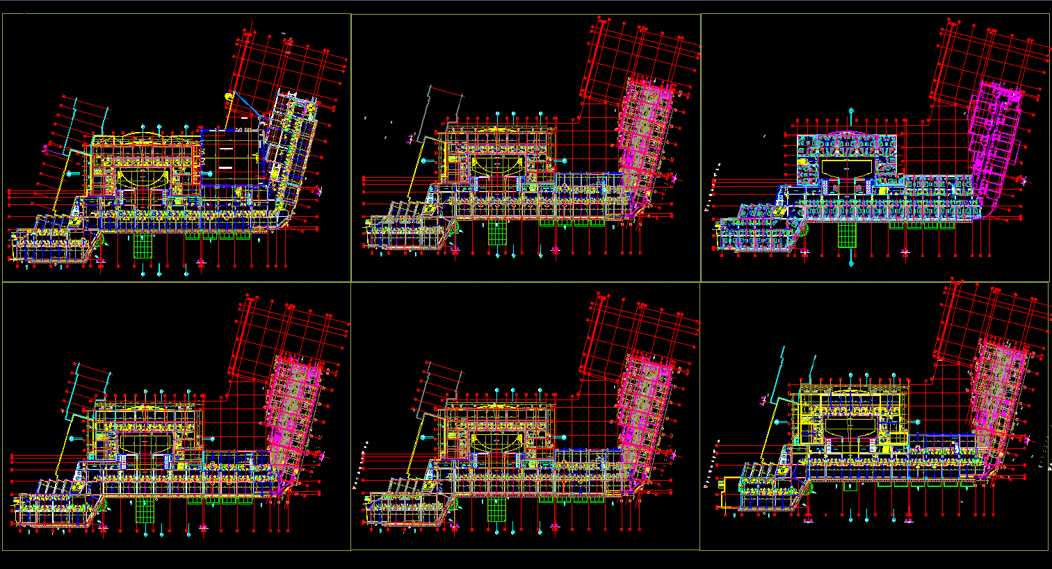 Bucharest Hotel CAD Drawing in DWG Format for Architectural Projects