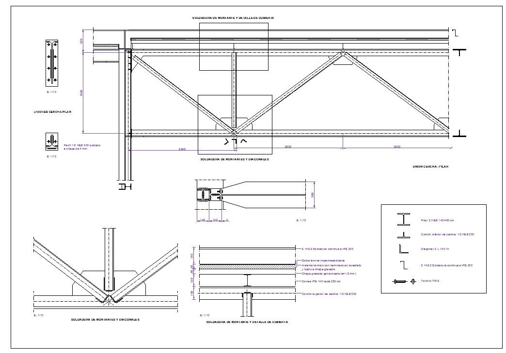 Roof Steel Structure Detail