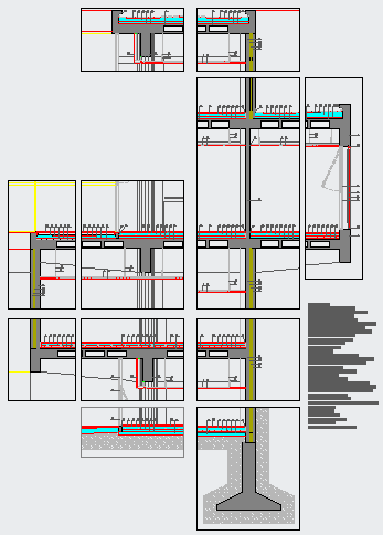 Foundation Section of office building