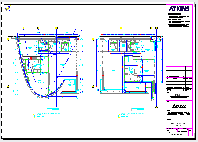 2 Bed Room Apartment design