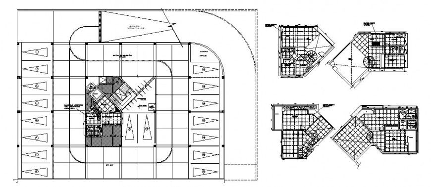 False ceiling plans and constructive structure cad drawing details dwg file