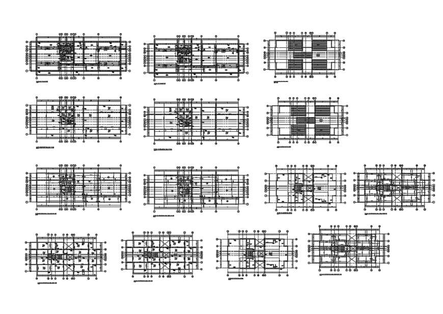 False Ceiling Construction CAD Layout in DWG Drawing