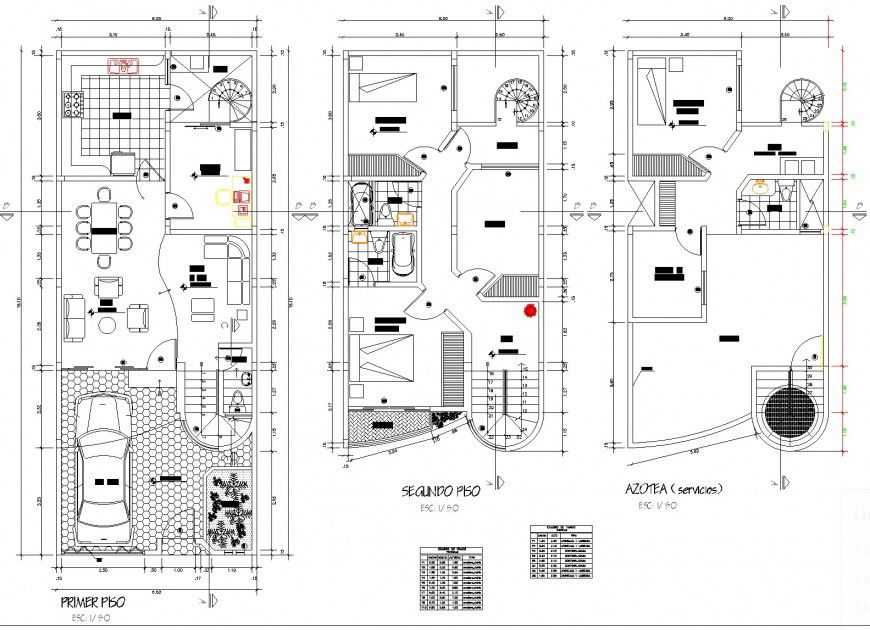 Family housing planning layout file
