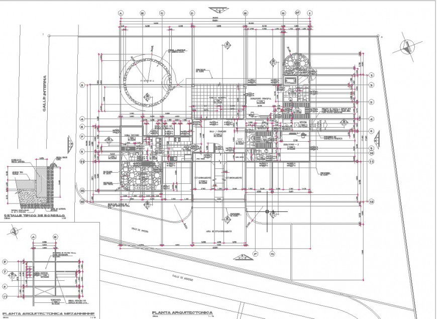 Farm house working drawing in dwg file.