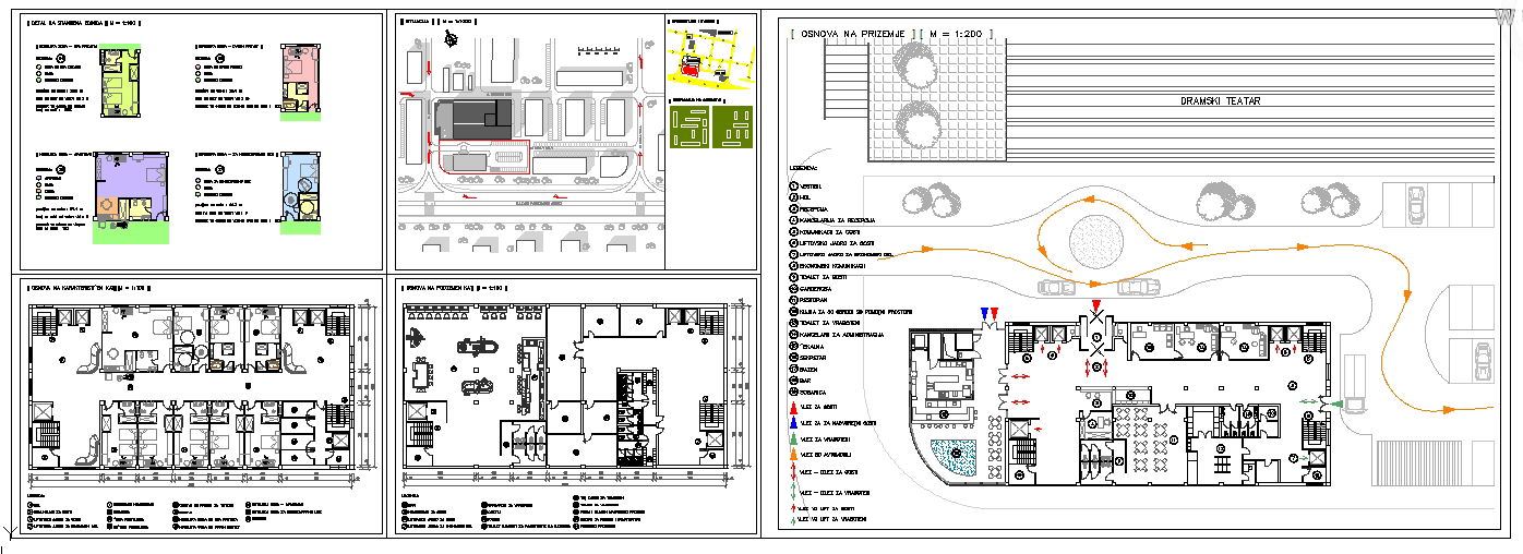Hotel Design DWG File