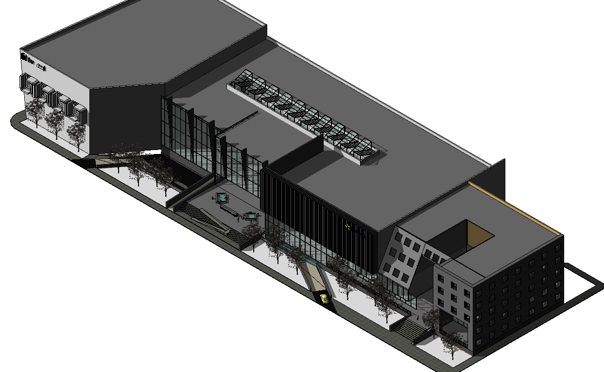 Innovative 3D Multipurpose Building design AutoCAD DWG Drawing FIle