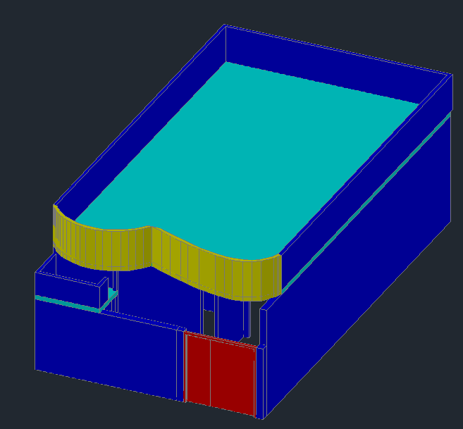 Compact 3D House Design DWG with Detailed Exterior Architectural View