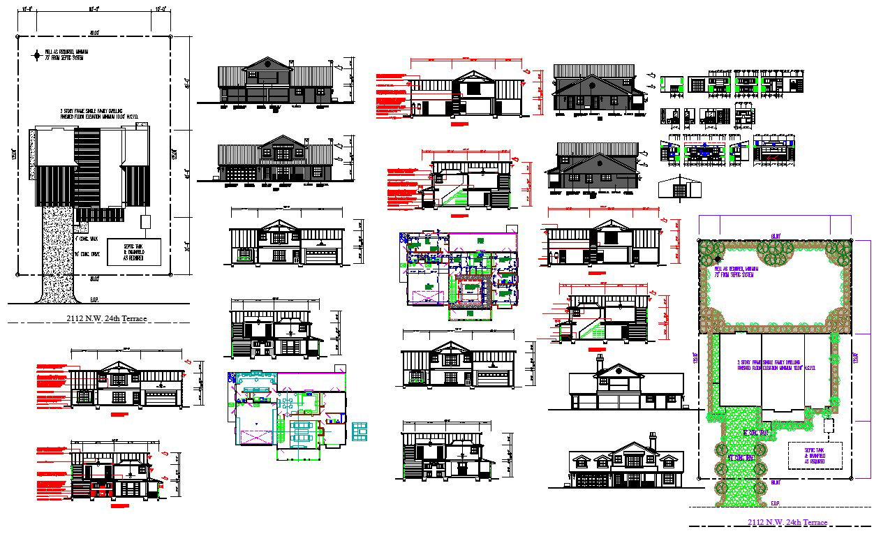 House architecture projects detail
