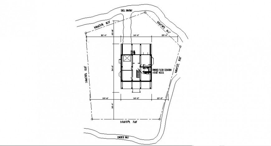 Finished floor framing plan structure details of house dwg file