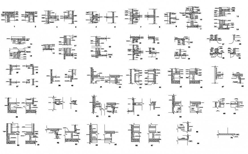 Finishes wood technology and car pantry details of kitchen dwg file