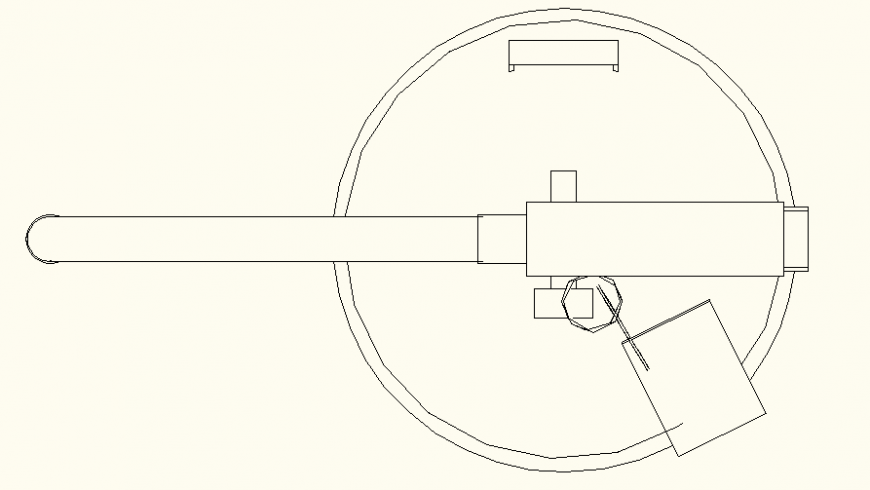 Fire extinguisher plan and elevation layout file