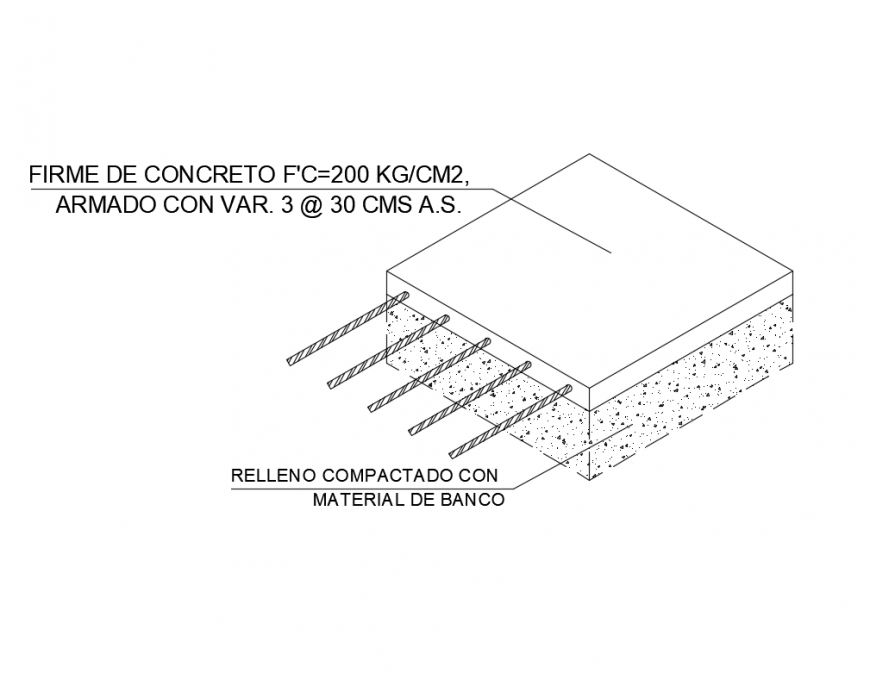 Firm concrete cad construction details dwg file