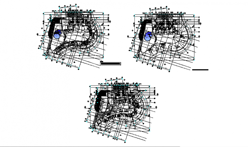 First, second, third etc floor plan details of multi flooring Marina continental tower Dubai dwg file
