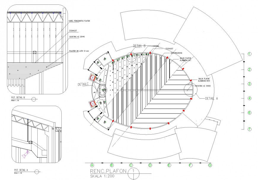 First floor commercial building plan layout file