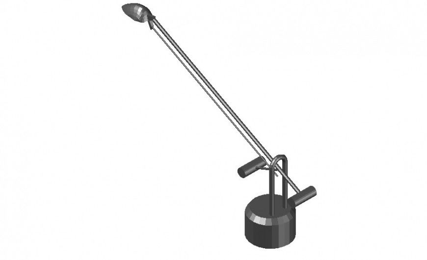 Fish catcher 3d model design dwg file