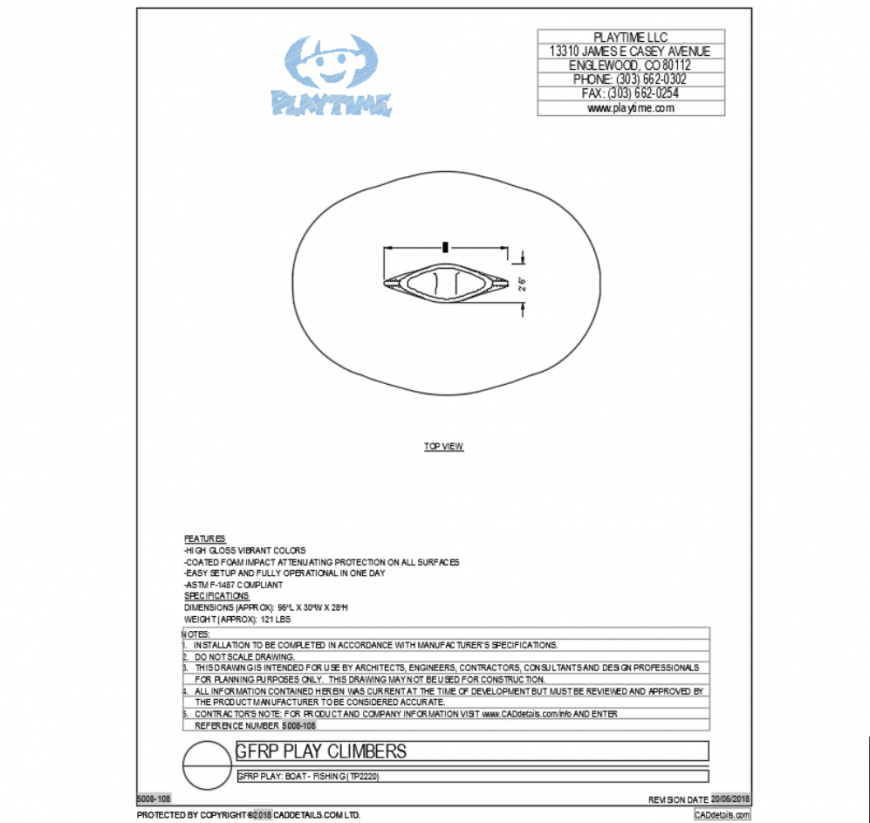 Fishing boat top view water play equipment cad block design dwg file