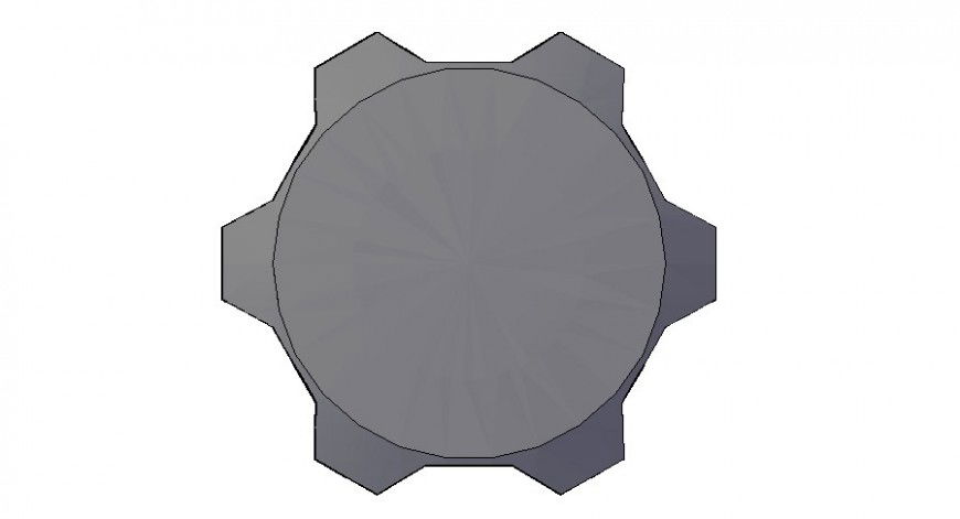 Fixtures details of bolt elevation autocad file