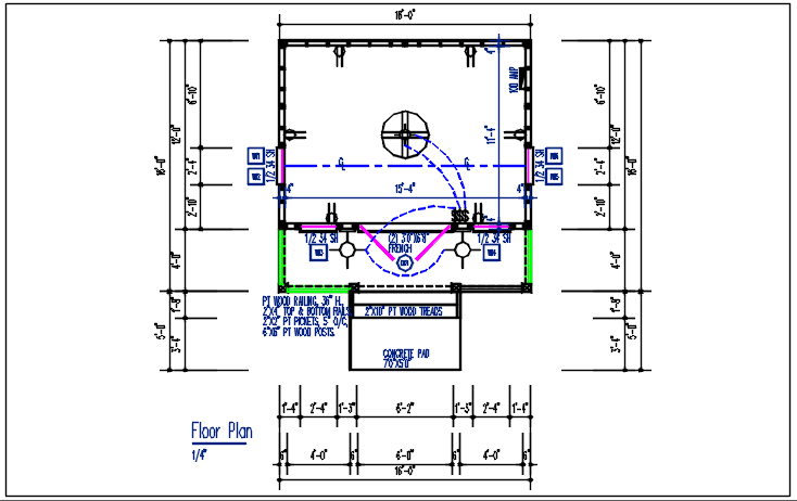floor plan detail dwg file