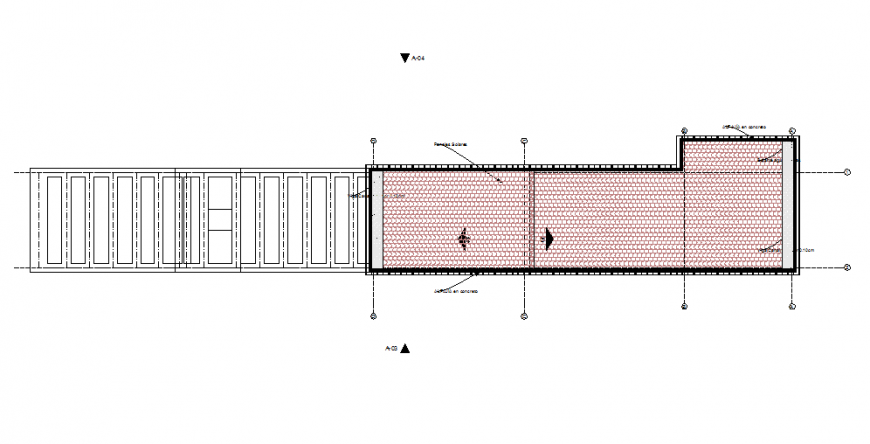 Floor coverings structure cad drawing details dwg file