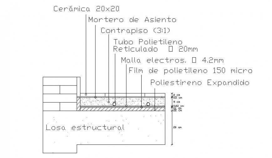 Floor details drawings 2d view autocad software file