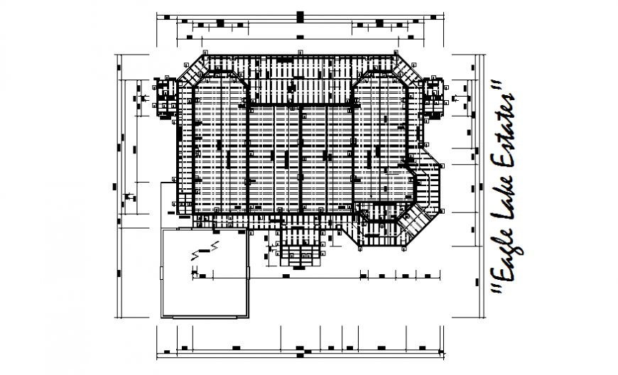 Floor framing house planning autocad file