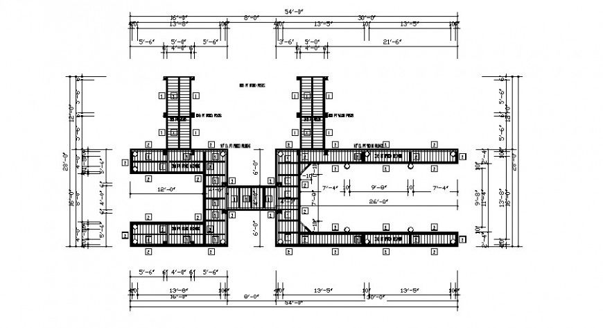 Floor framing plan with beam schedule cad drawing details dwg file