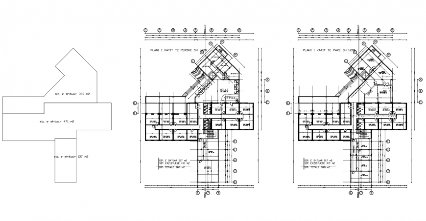 Floor plan and framing plan details of residential house dwg file