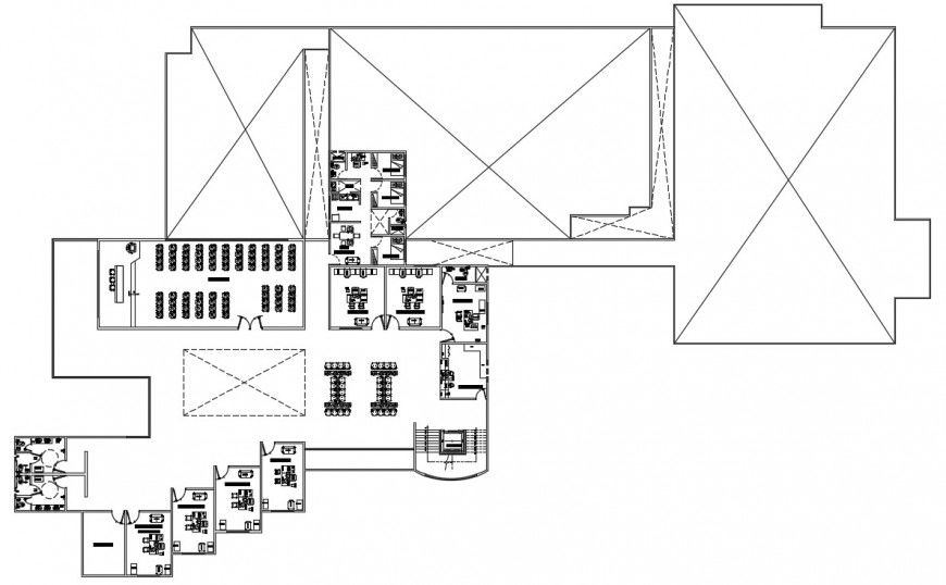 Floor plan drawings details of school building units dwg autocad file