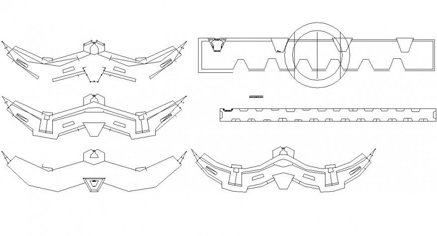 Floor plan of airport in auto cad file