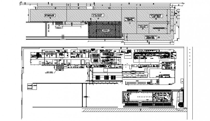 Floor plan of building Drawing details 2d view in autocad