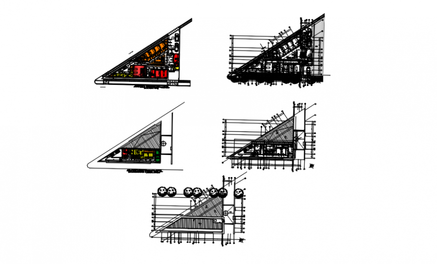 Floor plan of clinic in auto cad