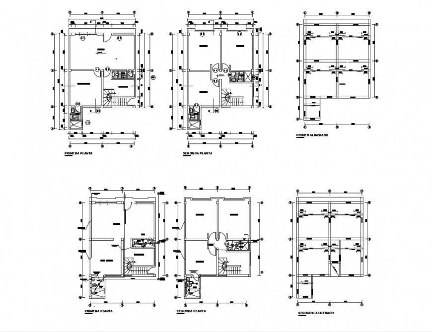 Floor plan of department office store in auto cad file