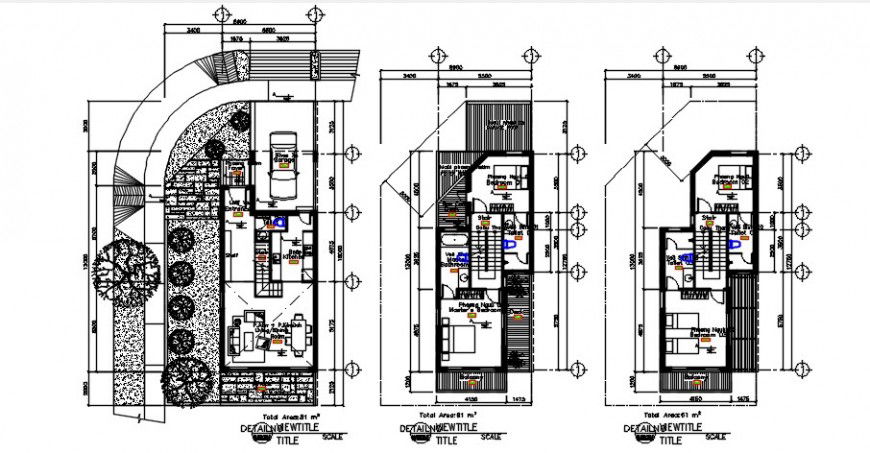 Floor plan of housing apartment drawings detailing dwg autocad file