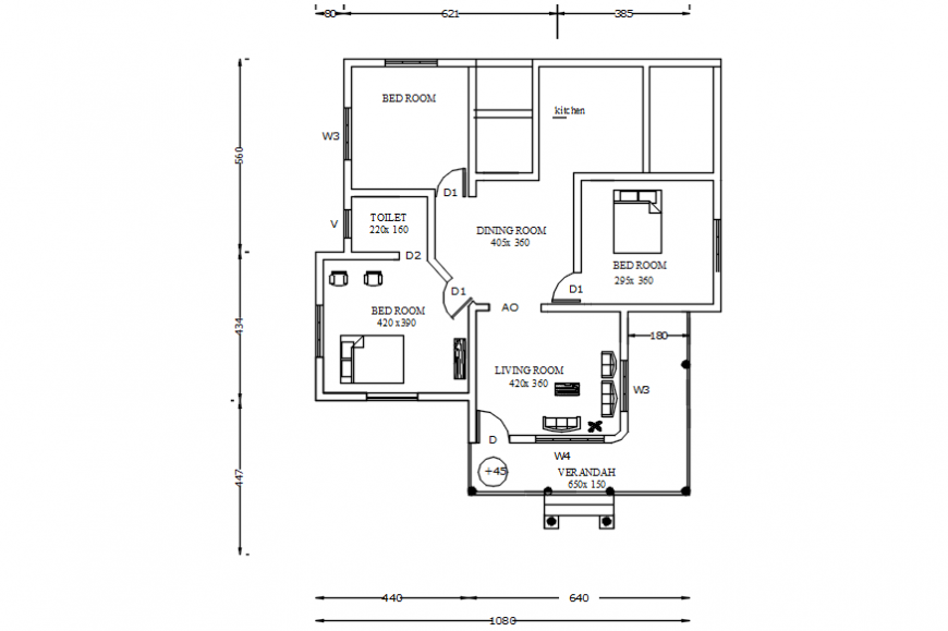 Floor plans cad file