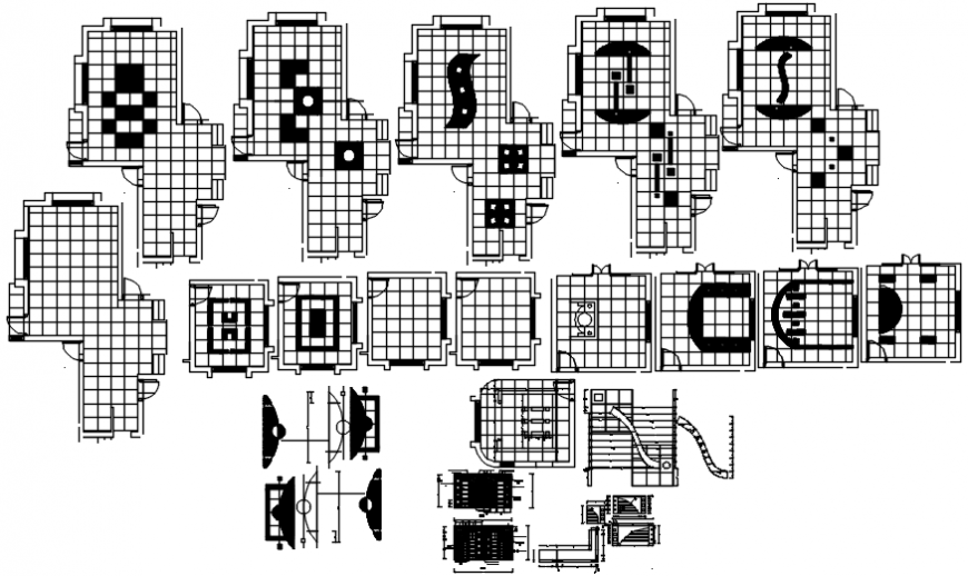 Flooring concept detail of bungalow file